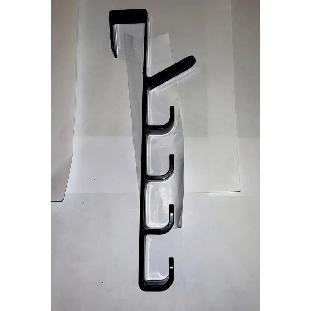 Over Door Five Position Door Hook Black